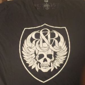Rock & Republic Skull Logo Shirt